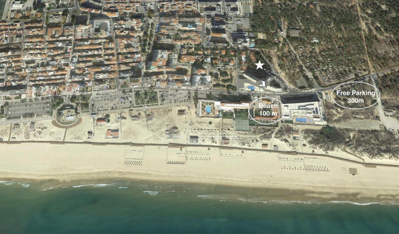 Moradia Tradicional No Centro A 100M Da Praia Monte Gordo Luaran gambar